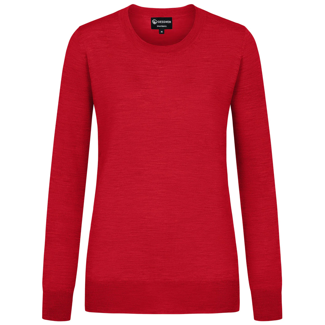 Wool Pullover Light Round Neck Women - Image 4
