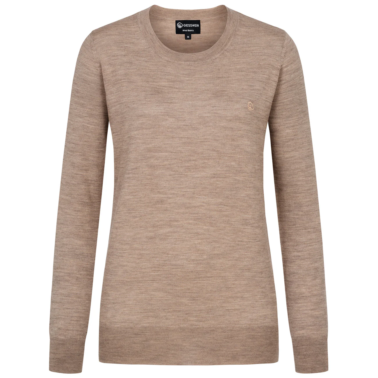 Wool Pullover Light Round Neck Women - Image 5