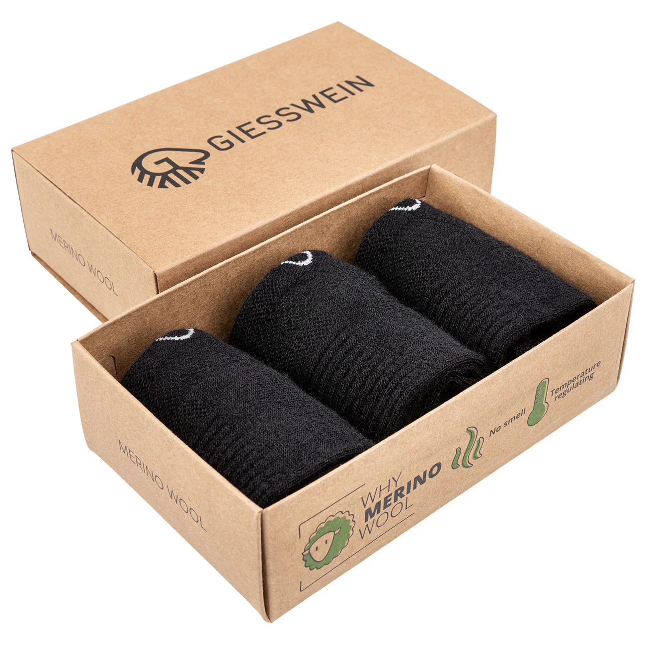 Merino Wool Sneaker Socks (3-pack) - Image 14