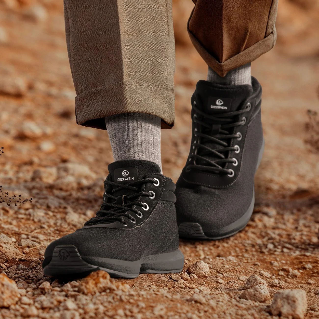 Wool Sneaker High Top Men - Image 12