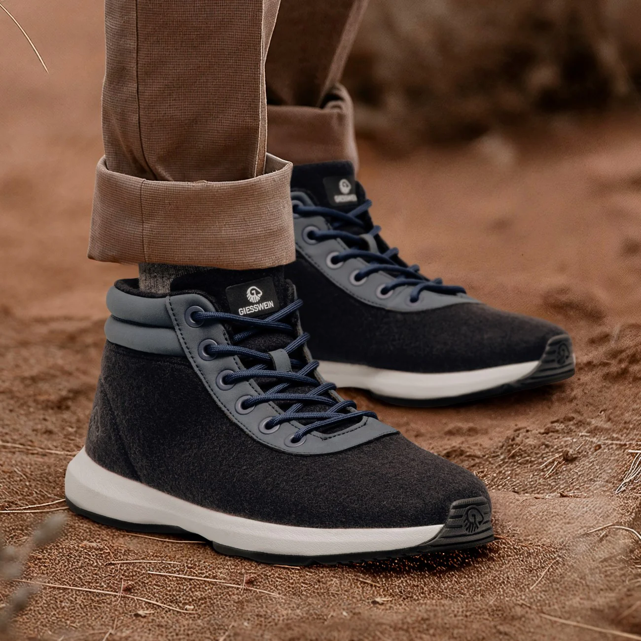 Wool Sneaker High Top Men - Image 17
