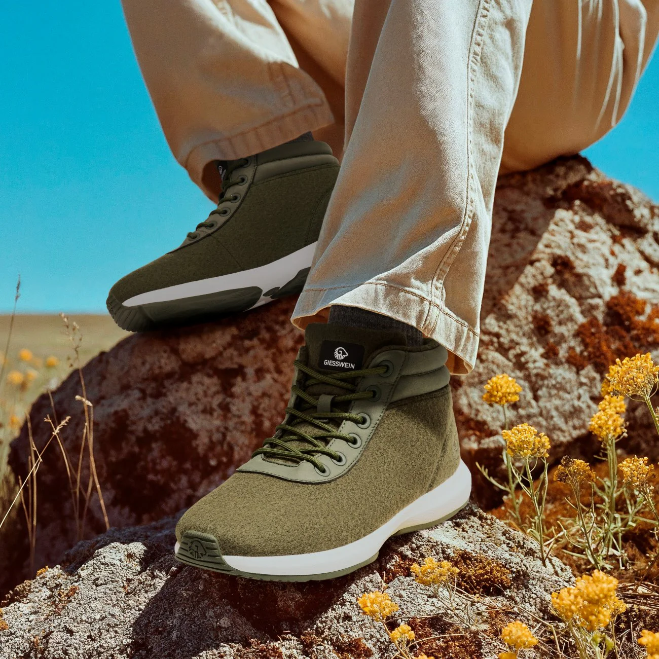 Wool Sneaker High Top Men - Image 22