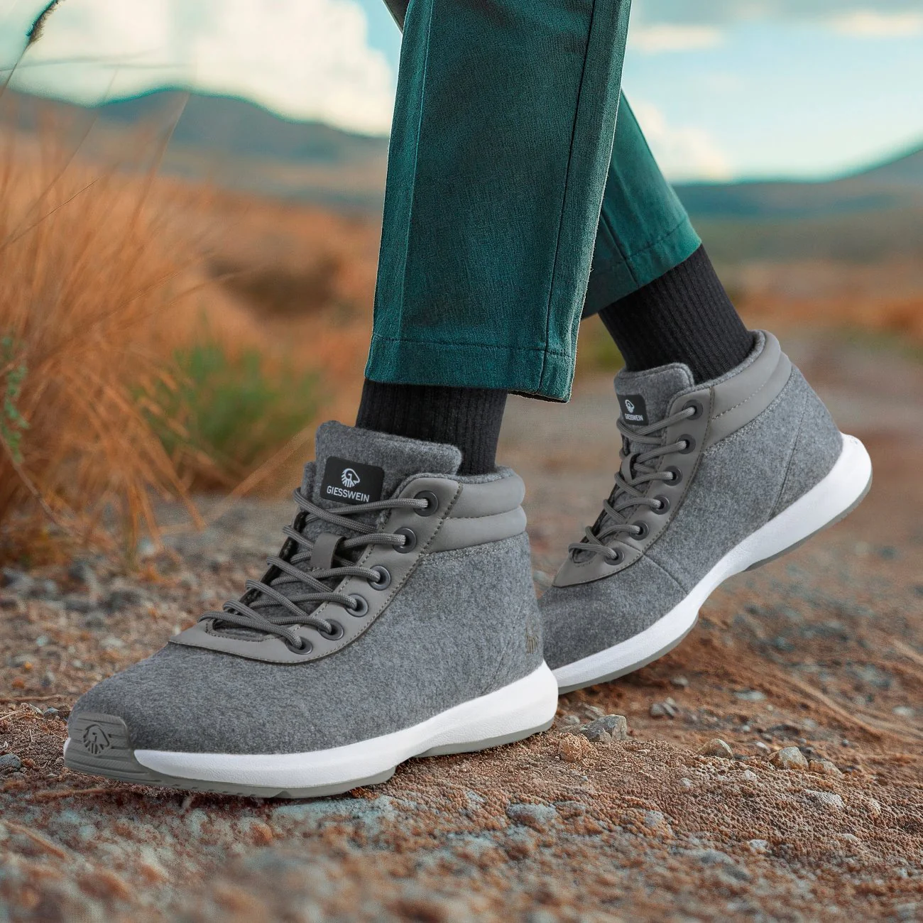 Wool Sneaker High Top Men - Image 32