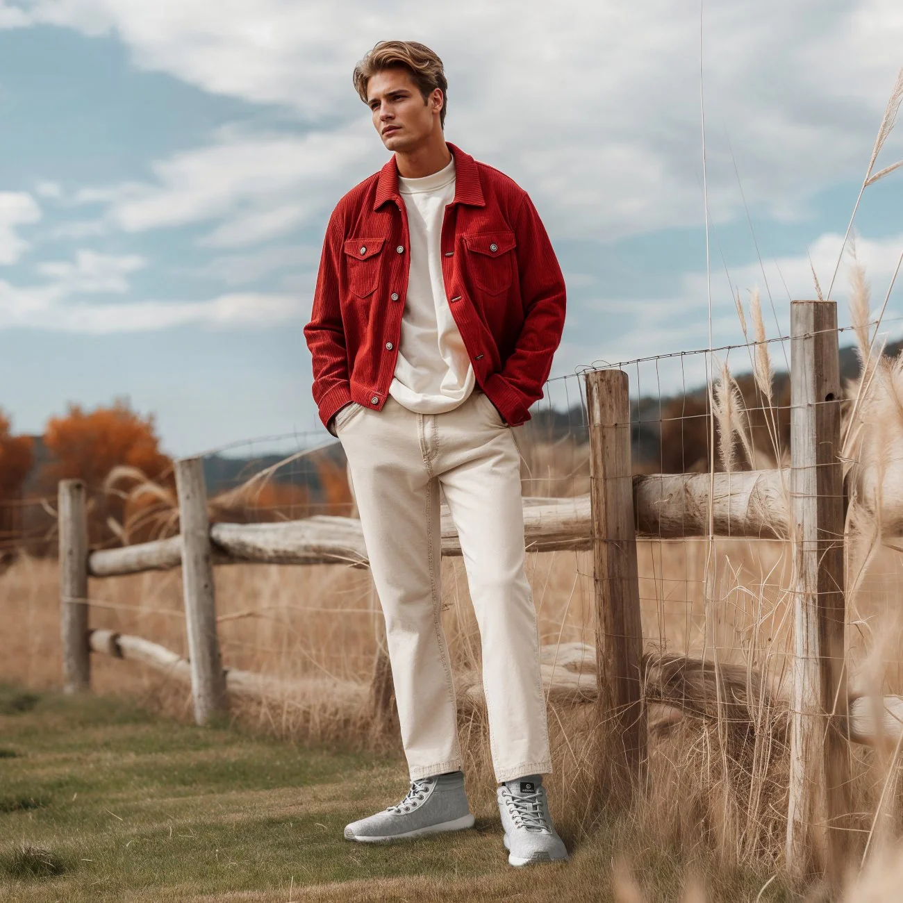 Wool Sneaker High Top Men - Image 43