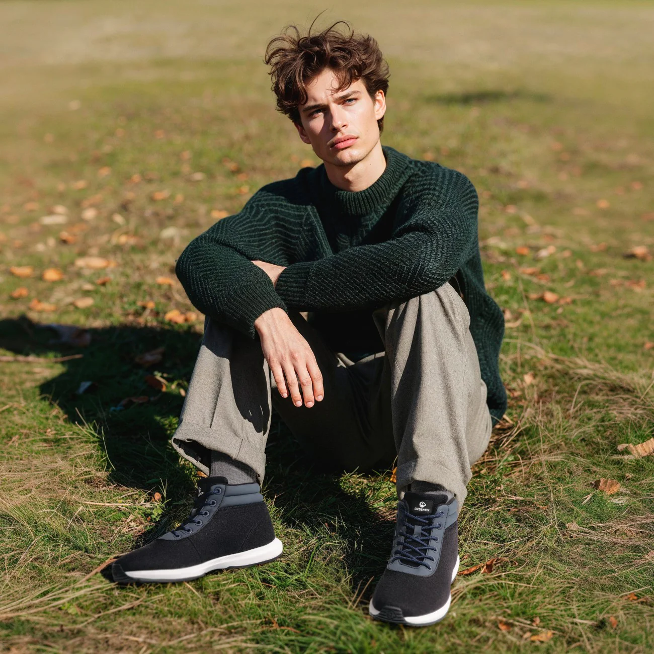 Wool Sneaker High Top Men - Image 45