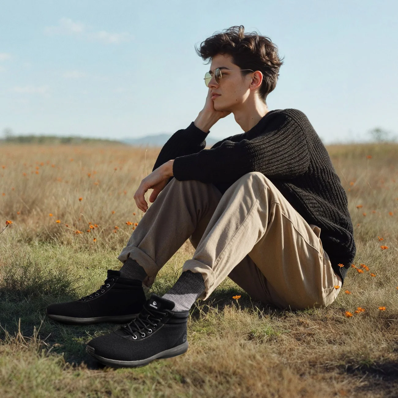 Wool Sneaker High Top Men - Image 46