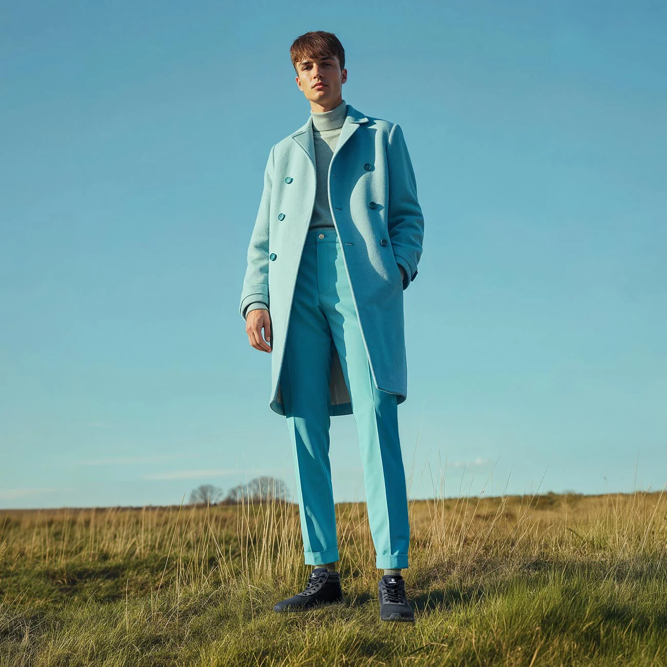 Wool Sneaker High Top Men - Image 48