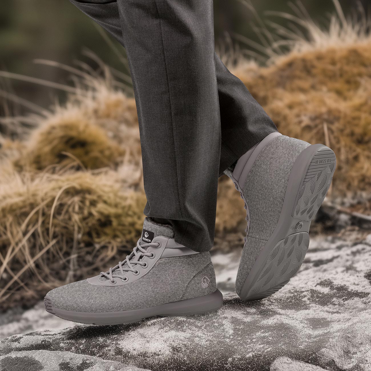 Wool Sneaker High Top Men - Image 7