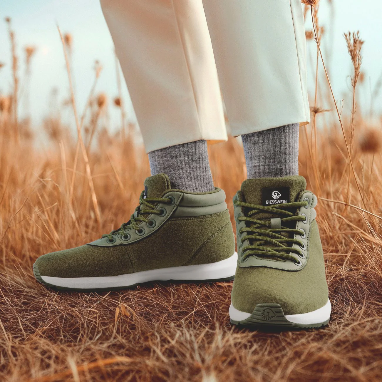 Wool Sneaker High Top Women - Image 32