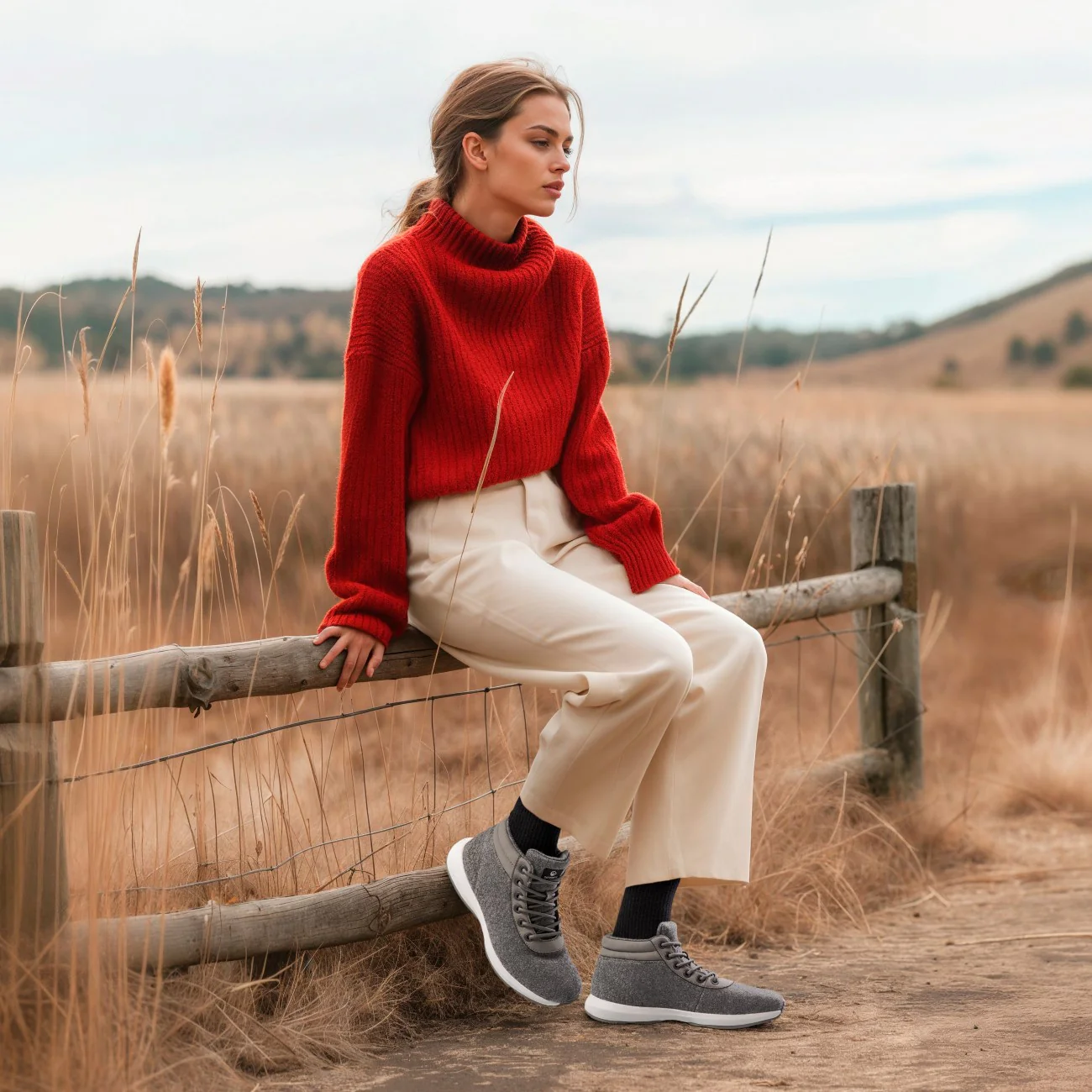 Wool Sneaker High Top Women - Image 39