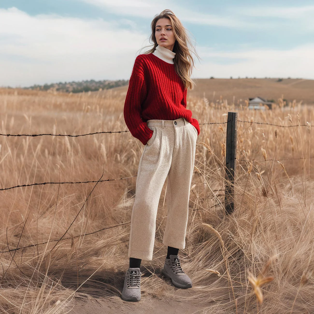 Wool Sneaker High Top Women - Image 41