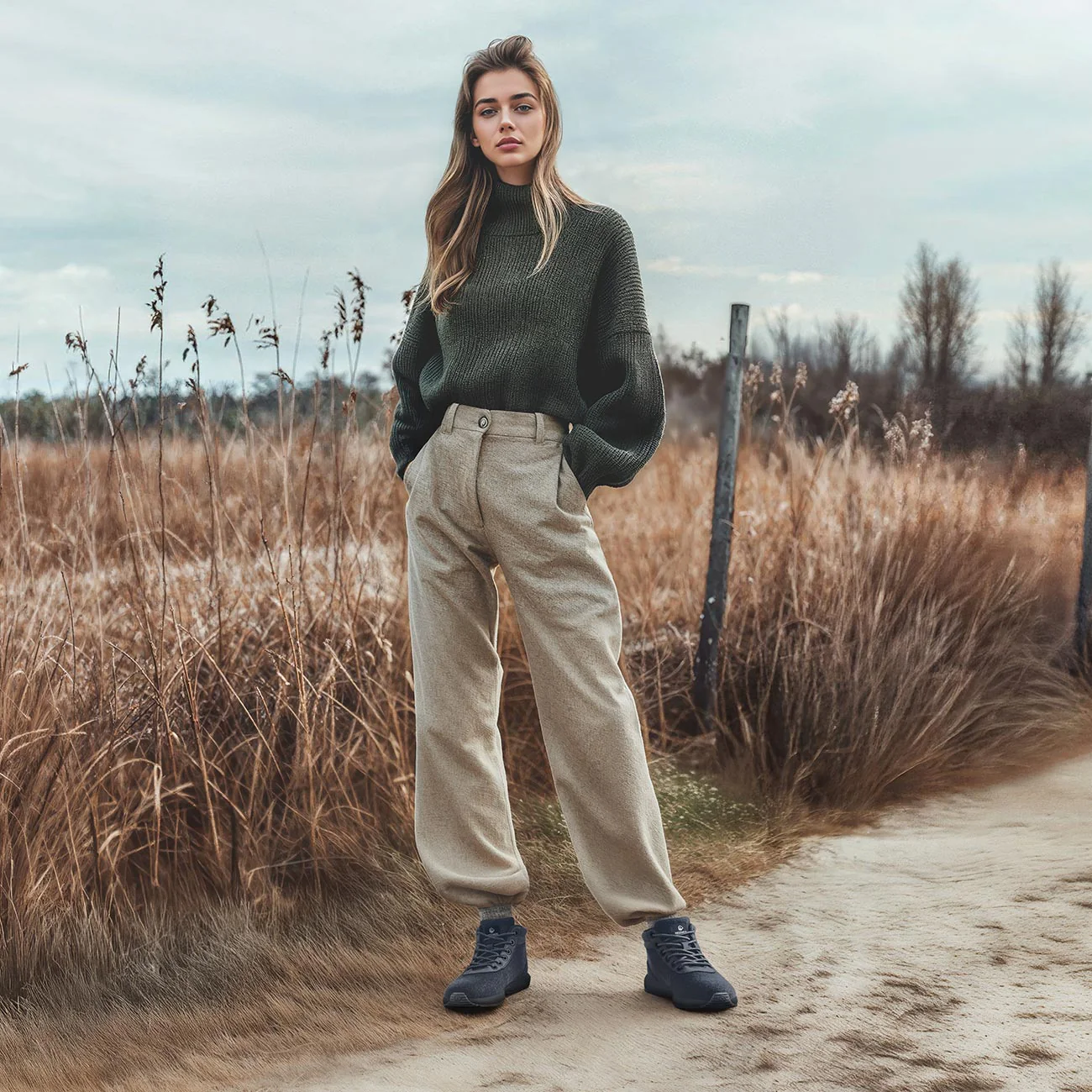 Wool Sneaker High Top Women - Image 42